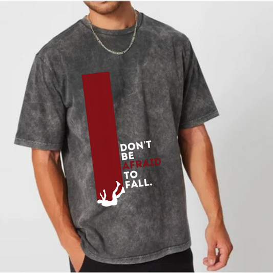 D'walts Unisex Acid Washed Oversized Tee